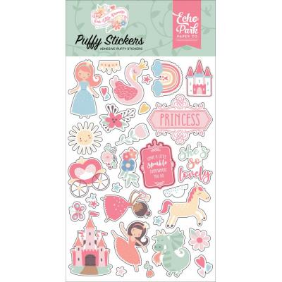 Echo Park Our Little Princess Sticker - Puffy Stickers